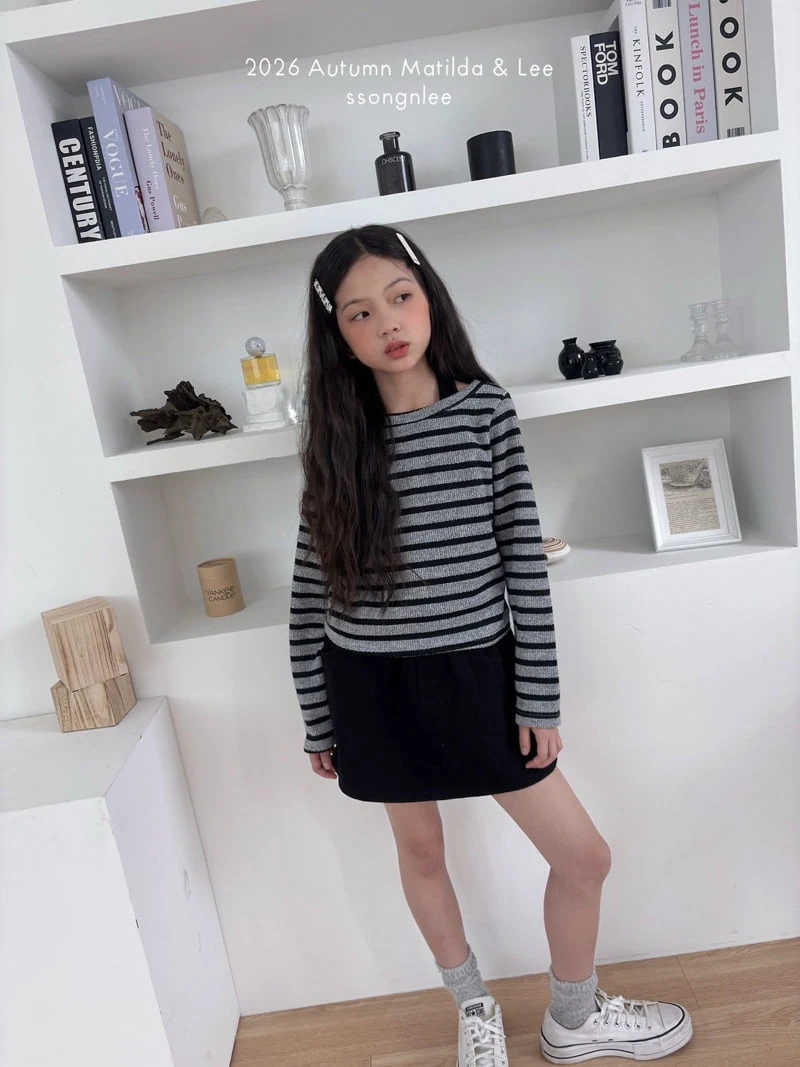 Matilda & Lee - Korean Children Fashion - #childofig - Duffy Off Shoulder Tee - 3