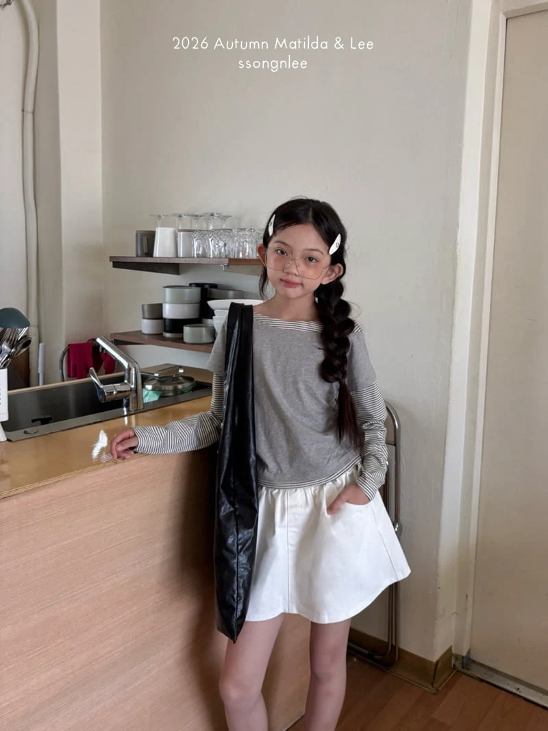 Matilda & Lee - Korean Children Fashion - #childofig - Daily Cotton Skirt - 7