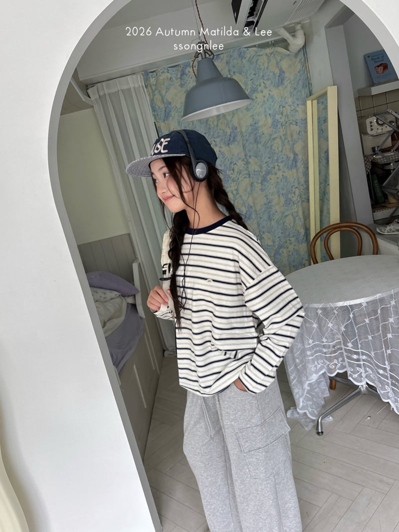 Matilda & Lee - Korean Children Fashion - #childofig - Jerry Stripe Tee - 3
