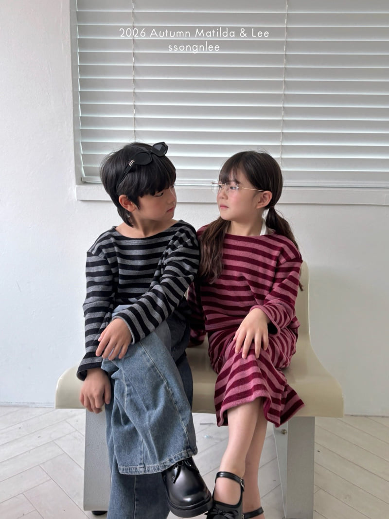 Matilda & Lee - Korean Children Fashion - #childofig - Billy Off-Shoulder Tee - 11