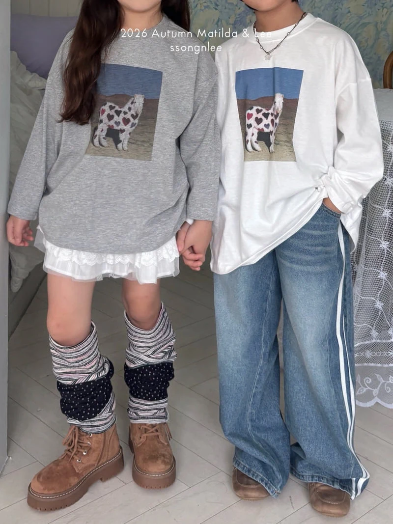 Matilda & Lee - Korean Children Fashion - #childofig - Heart Pony Tee - 3