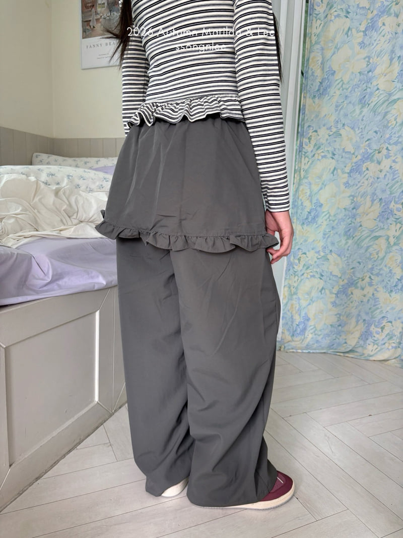 Matilda & Lee - Korean Children Fashion - #childrensboutique - Ruffle Skirt Pants - 9