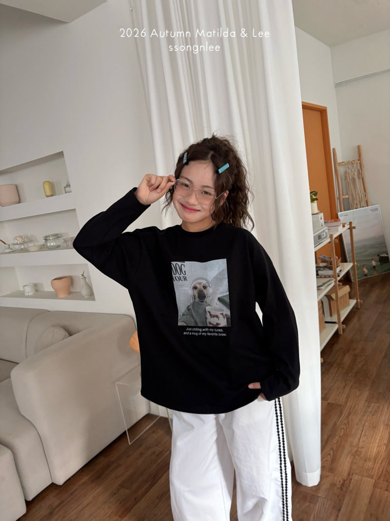 Matilda & Lee - Korean Children Fashion - #childrensboutique - Headset Dog Tee - 12