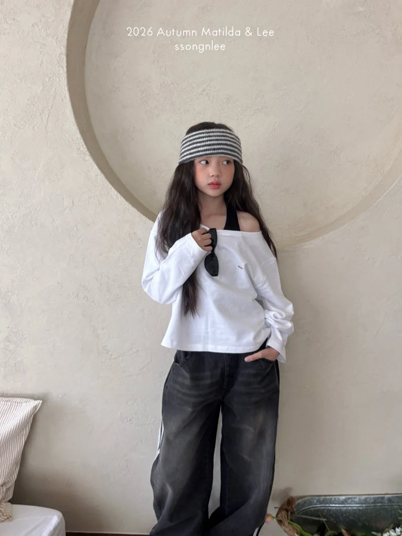 Matilda & Lee - Korean Children Fashion - #childrensboutique - Asymmetric Off Tee - 6