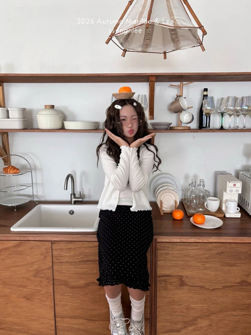 Matilda & Lee - Korean Children Fashion - #designkidswear - Dot Frill Skirt - 8