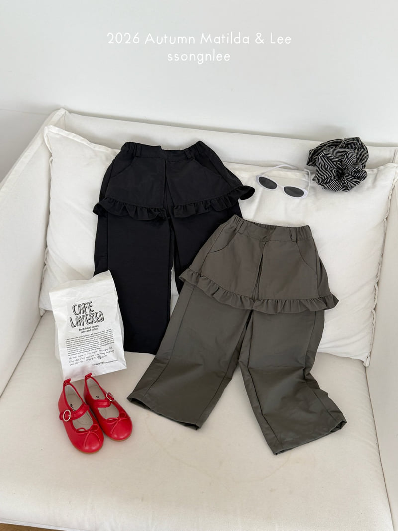 Matilda & Lee - Korean Children Fashion - #designkidswear - Ruffle Skirt Pants - 10