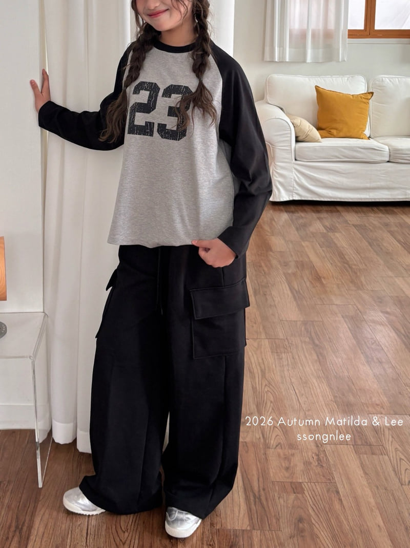 Matilda & Lee - Korean Children Fashion - #designkidswear - 23 Colorblock Raglan Tee - 8