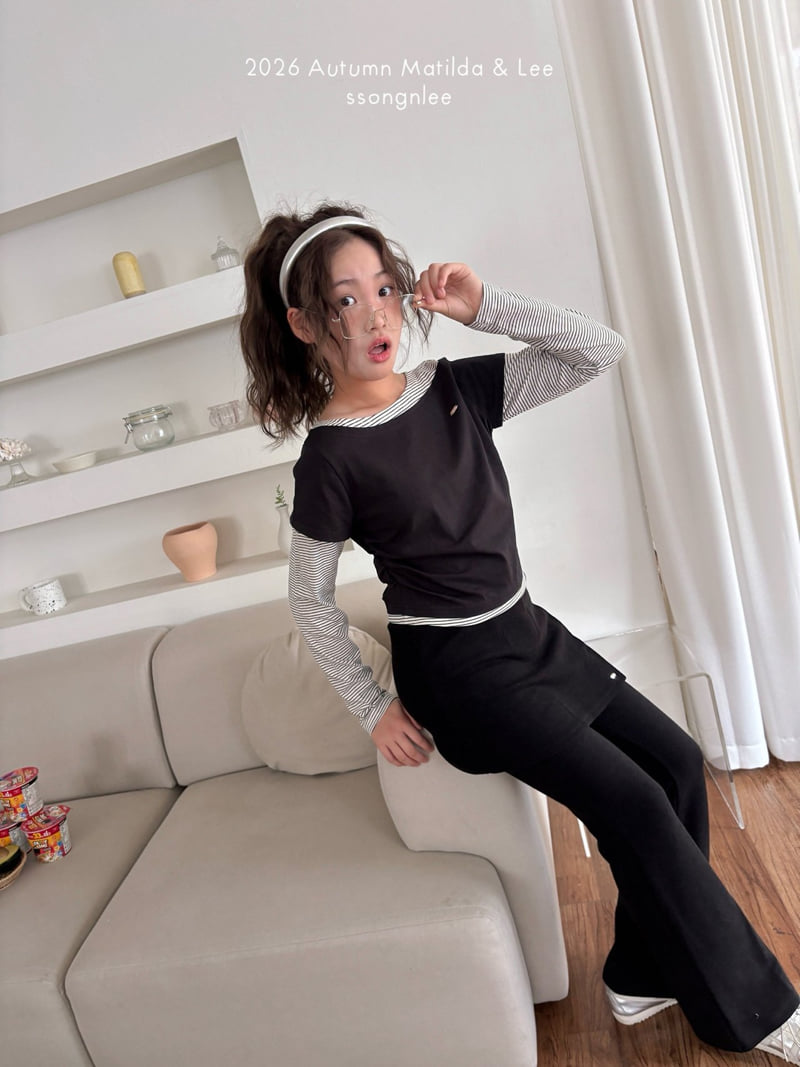 Matilda & Lee - Korean Children Fashion - #childrensboutique - Layered Skirt Pants - 4