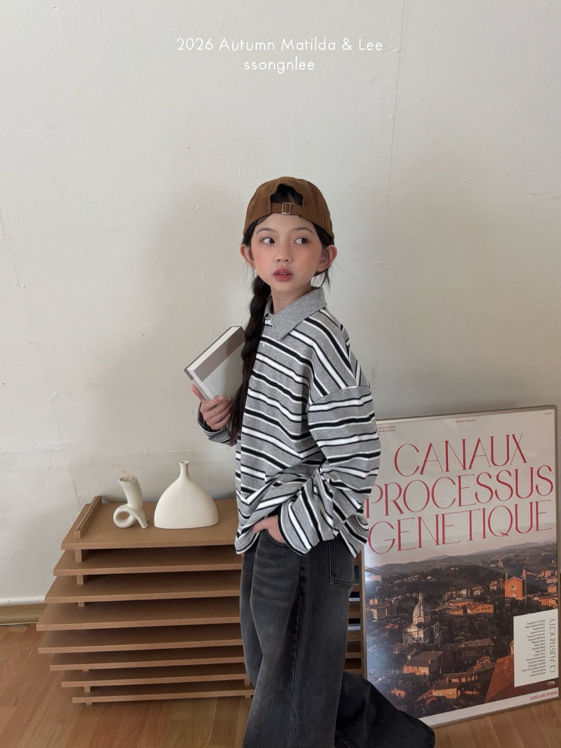 Matilda & Lee - Korean Children Fashion - #designkidswear - Jay Collar Tee - 10
