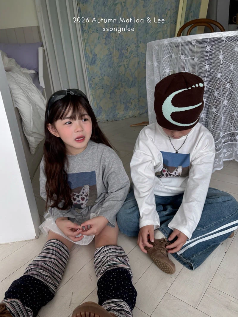 Matilda & Lee - Korean Children Fashion - #designkidswear - Heart Pony Tee - 6