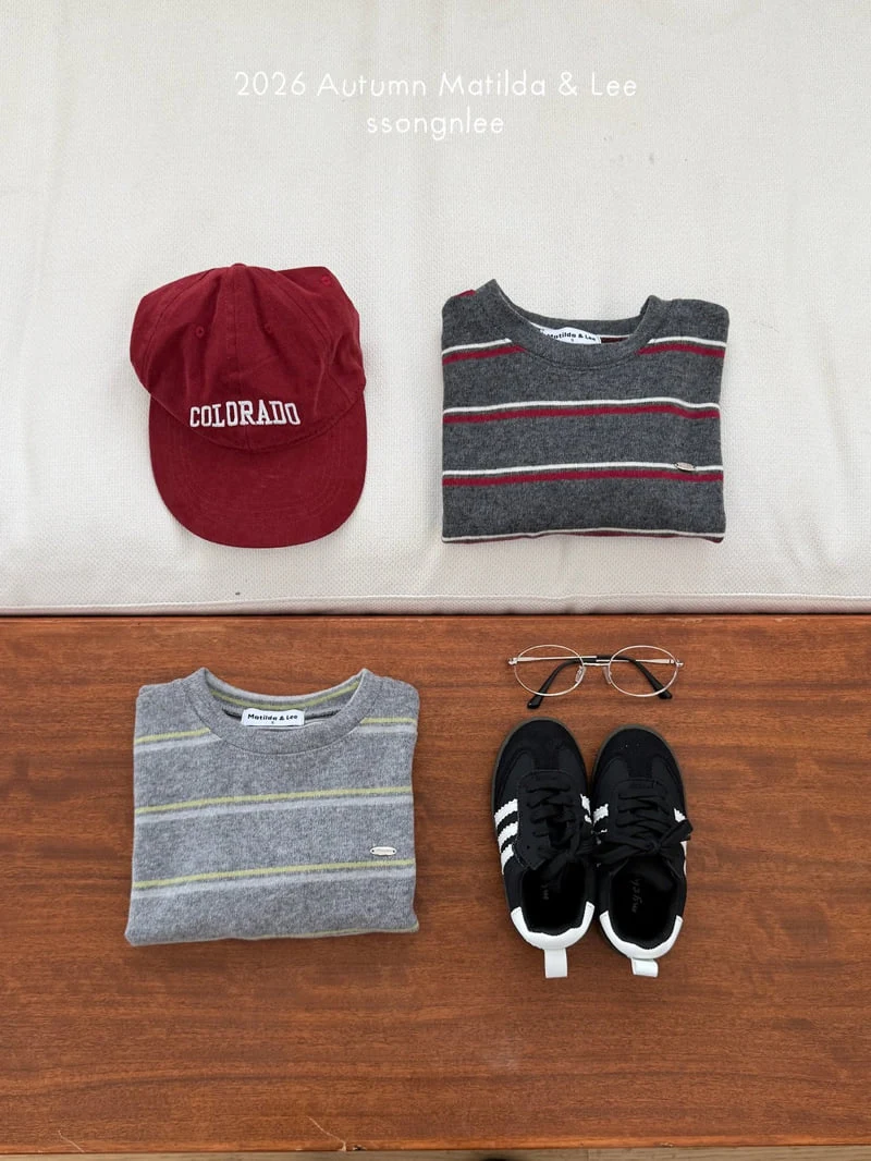Matilda & Lee - Korean Children Fashion - #childrensboutique - Happy Stripe Knit Tee - 4