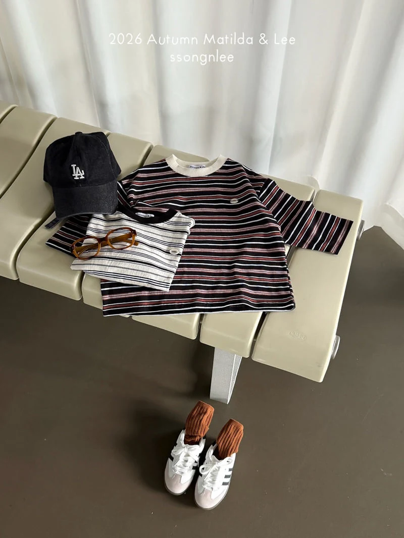 Matilda & Lee - Korean Children Fashion - #discoveringself - Modern Stripe Tee - 5
