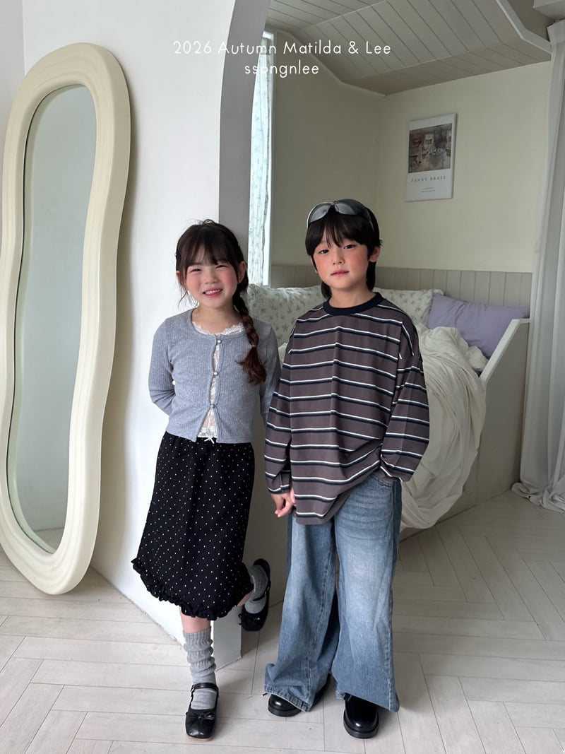 Matilda & Lee - Korean Children Fashion - #discoveringself - Lace Cardigan Tee - 3