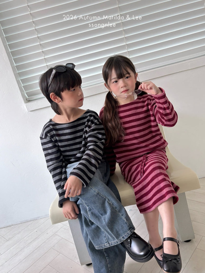 Matilda & Lee - Korean Children Fashion - #discoveringself - Billy Off-Shoulder Tee