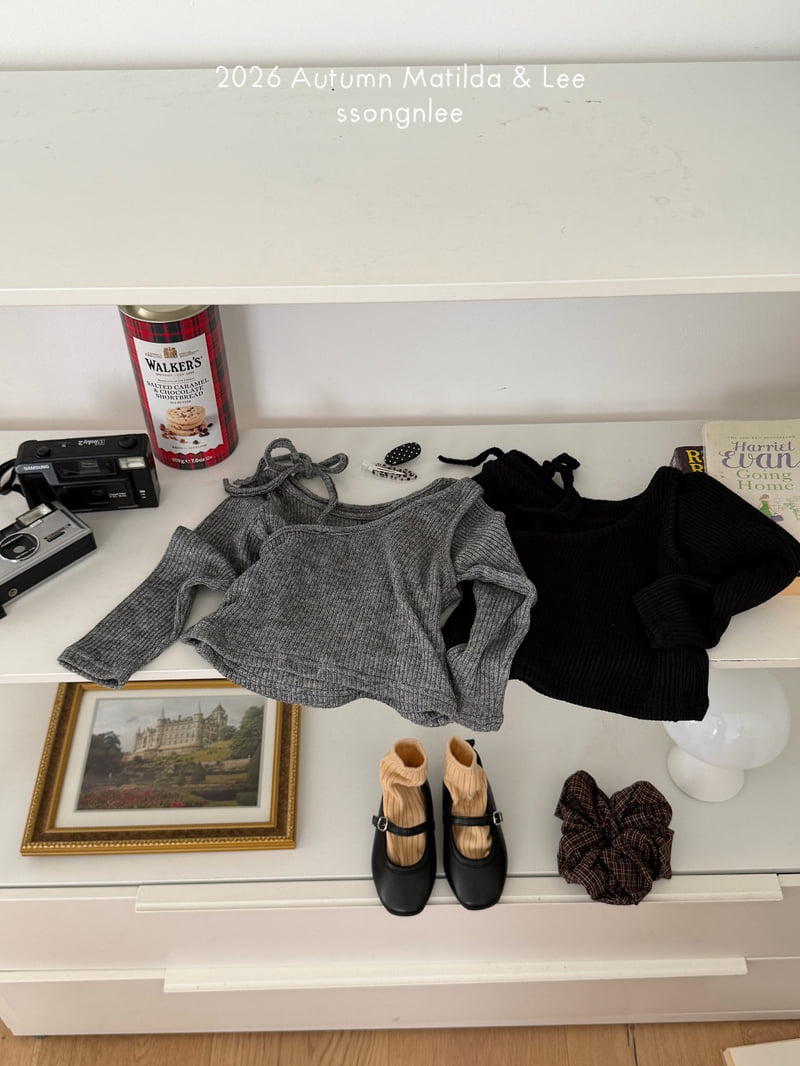 Matilda & Lee - Korean Children Fashion - #discoveringself - Hailey Asymmetric Ribbed Tee - 10