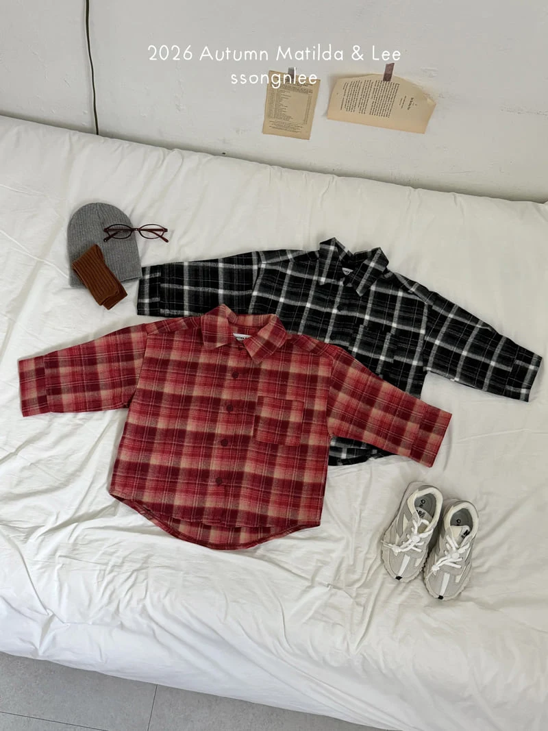 Matilda & Lee - Korean Children Fashion - #discoveringself - Biker Check Shirt - 11