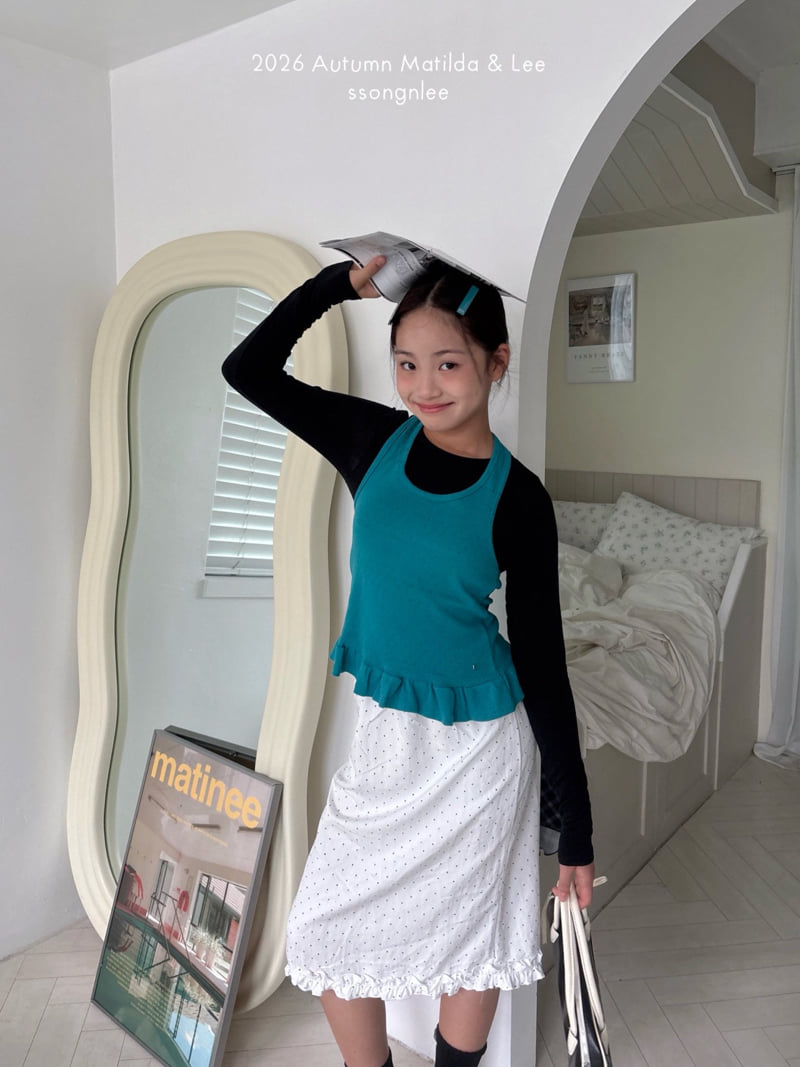 Matilda & Lee - Korean Children Fashion - #discoveringself - Frill Halter Tee - 10