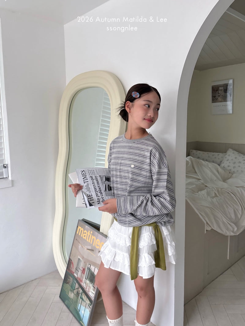 Matilda & Lee - Korean Children Fashion - #fashionkids - Deli Stripe Tee - 11