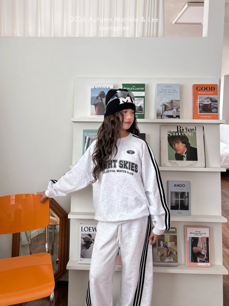 Matilda & Lee - Korean Children Fashion - #fashionkids - Two-Line Sweatshirt