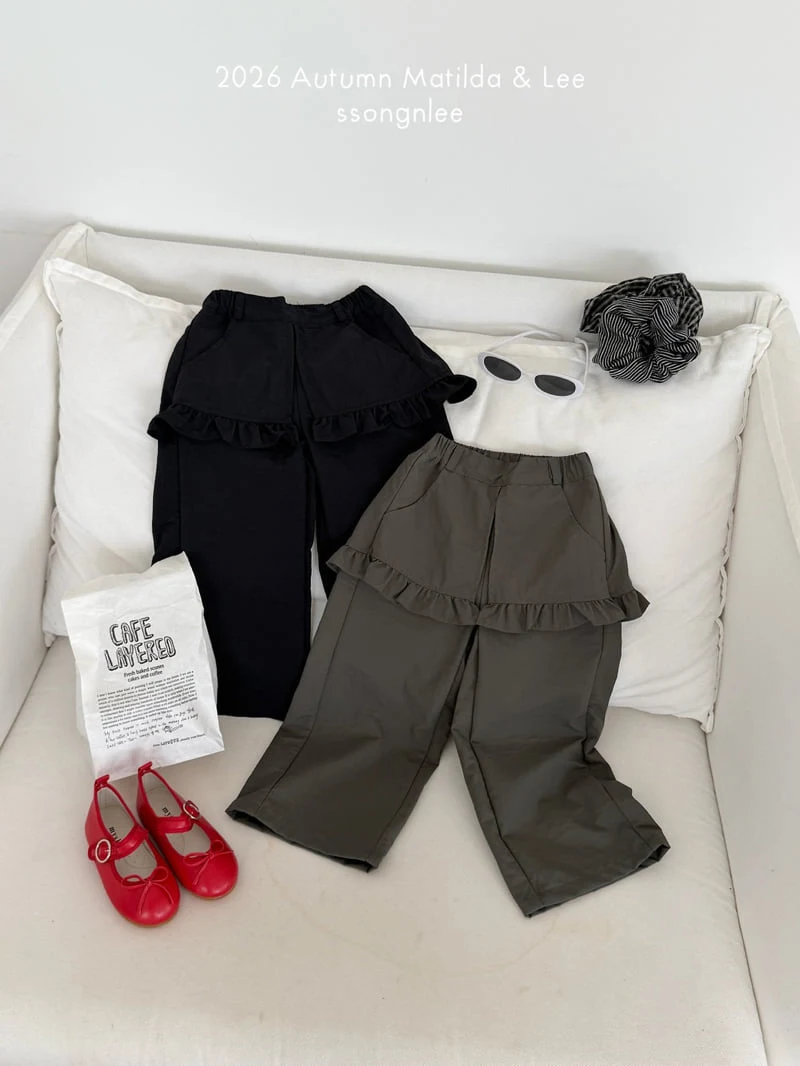 Matilda & Lee - Korean Children Fashion - #fashionkids - Ruffle Skirt Pants - 12