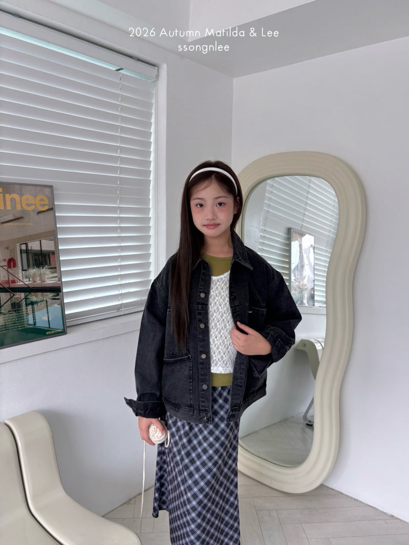 Matilda & Lee - Korean Children Fashion - #fashionkids - Washed Denim Jacket - 10