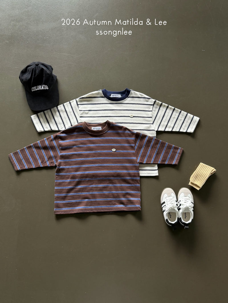 Matilda & Lee - Korean Children Fashion - #fashionkids - Jerry Stripe Tee - 7