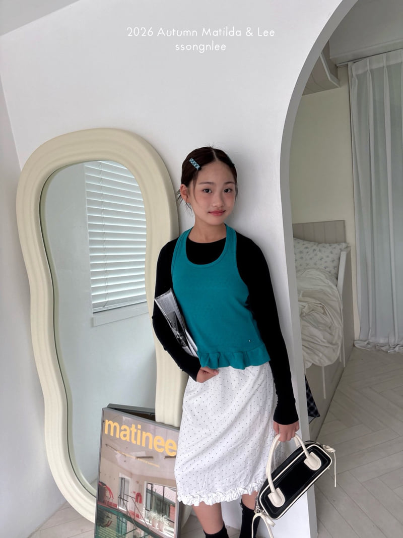 Matilda & Lee - Korean Children Fashion - #fashionkids - Frill Halter Tee - 11