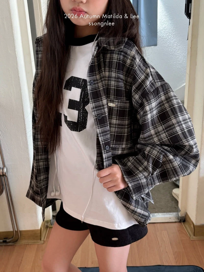 Matilda & Lee - Korean Children Fashion - #kidsshorts - About Check Shirt - 10