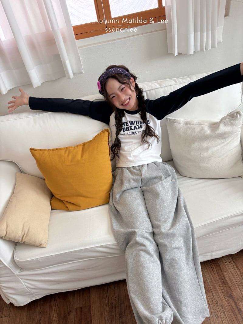 Matilda & Lee - Korean Children Fashion - #kidsshorts - 1998 Colorblock Raglan Tee - 9