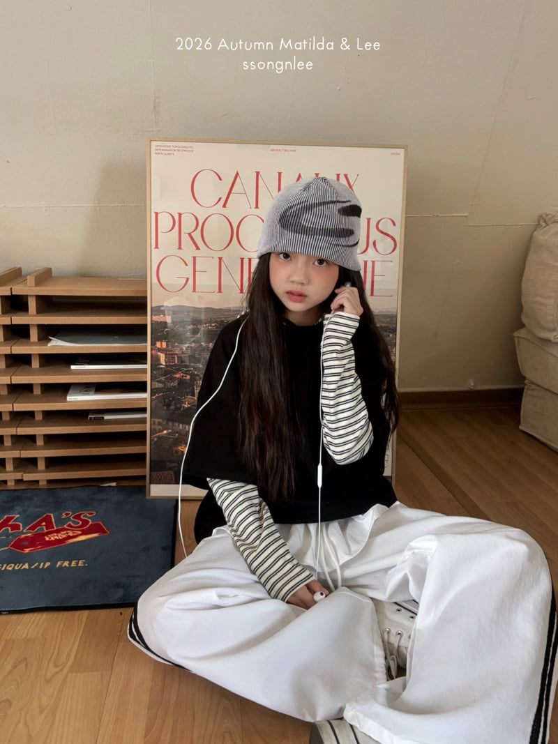 Matilda & Lee - Korean Children Fashion - #kidsshorts - Lace Line Track Pants - 6