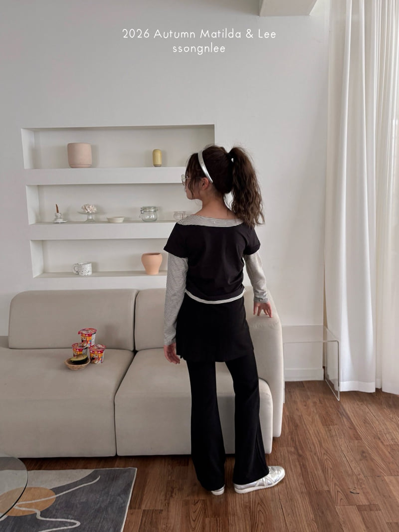 Matilda & Lee - Korean Children Fashion - #kidsshorts - Layered Skirt Pants - 7
