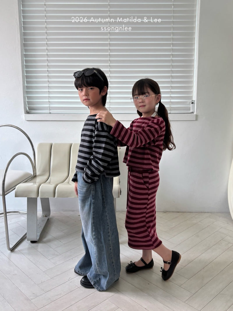 Matilda & Lee - Korean Children Fashion - #kidsshorts - Billy Off-Shoulder Tee - 3