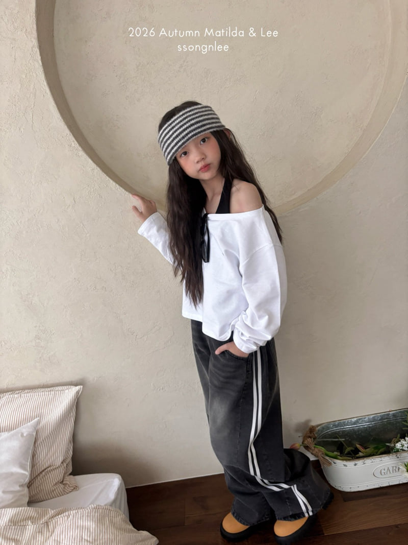 Matilda & Lee - Korean Children Fashion - #kidsshorts - Asymmetric Off Tee - 10