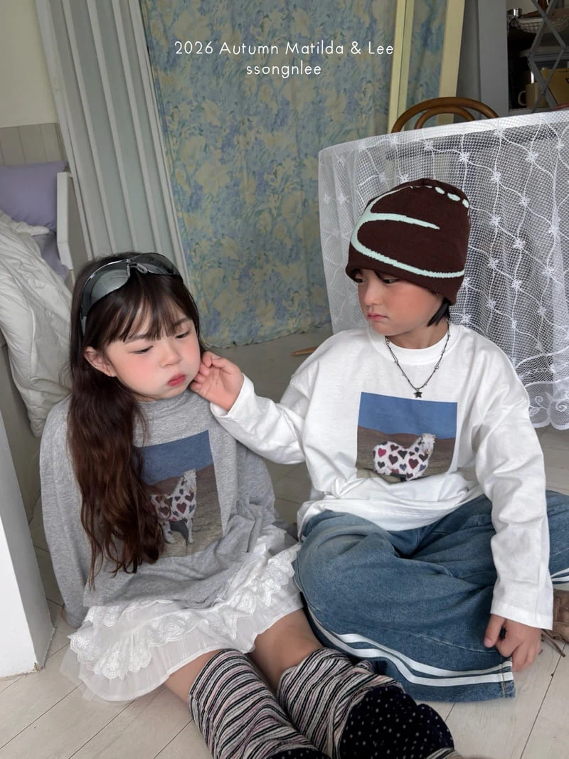 Matilda & Lee - Korean Children Fashion - #kidsshorts - Heart Pony Tee - 9