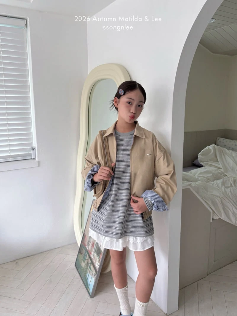 Matilda & Lee - Korean Children Fashion - #kidsshorts - Colorblock Jacket - 11