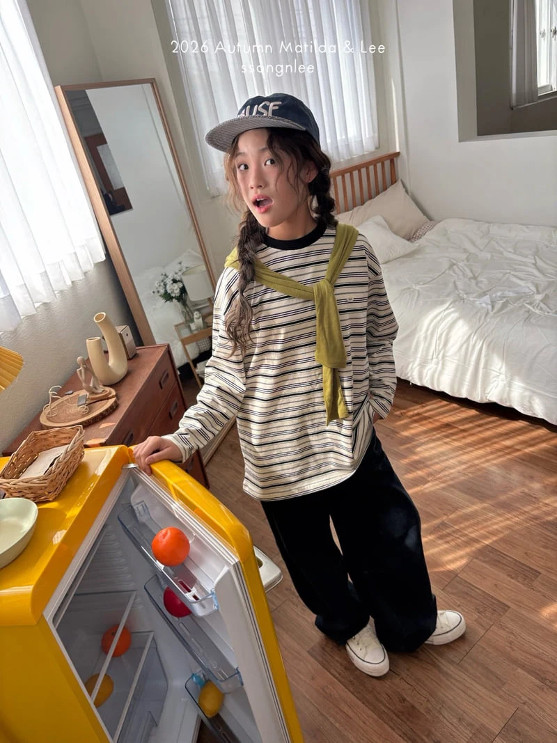 Matilda & Lee - Korean Children Fashion - #kidsstore - Modern Stripe Tee - 8