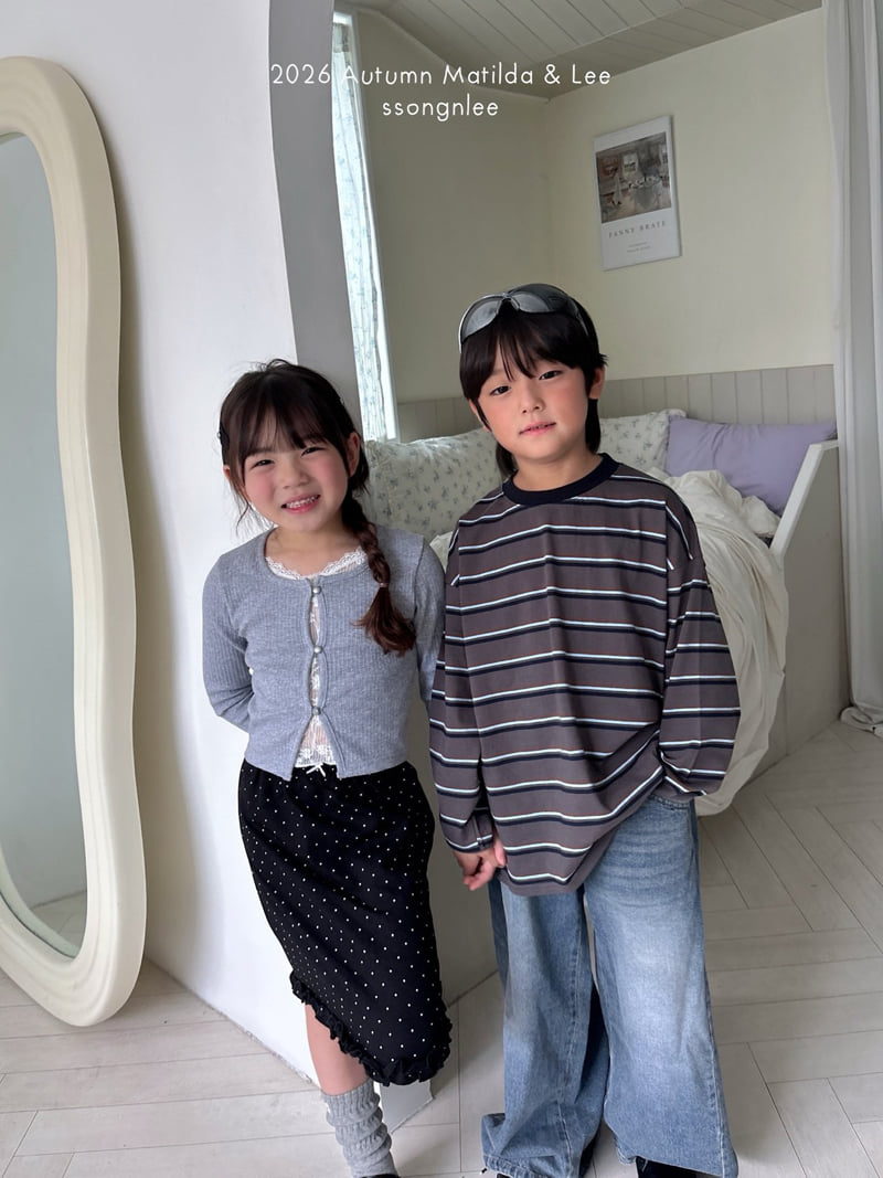 Matilda & Lee - Korean Children Fashion - #kidsstore - Lace Cardigan Tee - 6