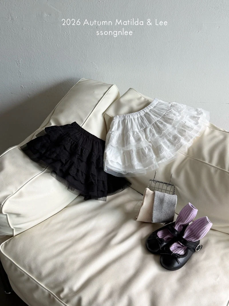 Matilda & Lee - Korean Children Fashion - #kidsstore - River Lace Skirt - 12