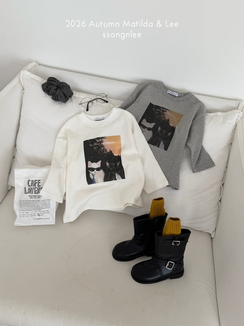 Matilda & Lee - Korean Children Fashion - #kidsstore - Thai Cat Tee - 7