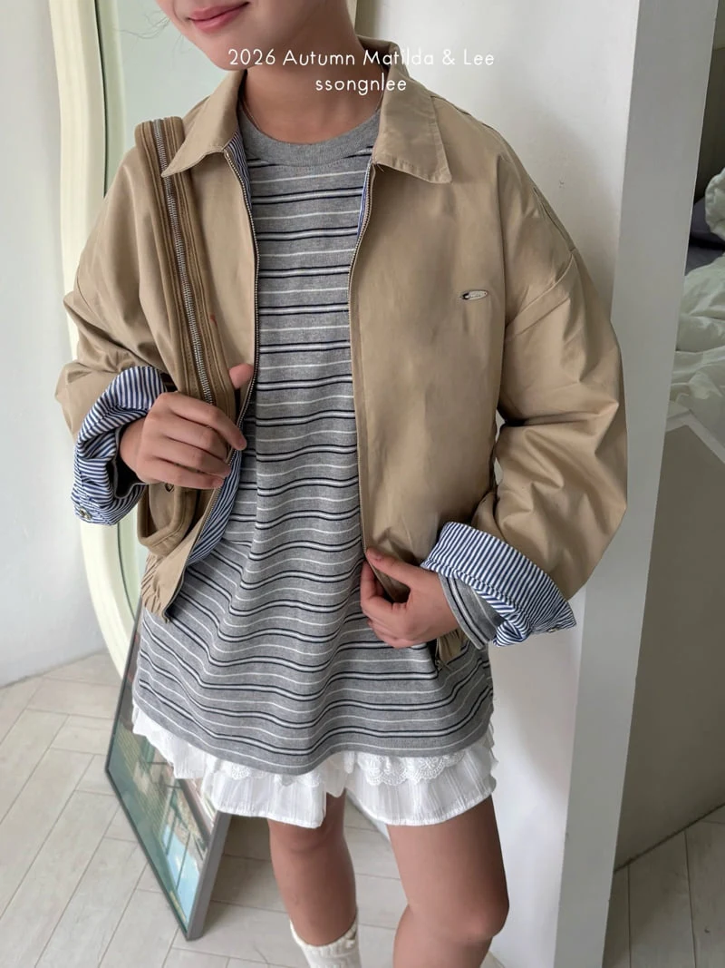 Matilda & Lee - Korean Children Fashion - #kidsstore - Colorblock Jacket - 12