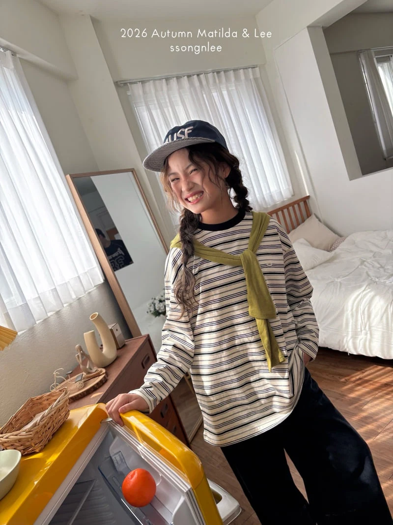Matilda & Lee - Korean Children Fashion - #kidzfashiontrend - Modern Stripe Tee - 9