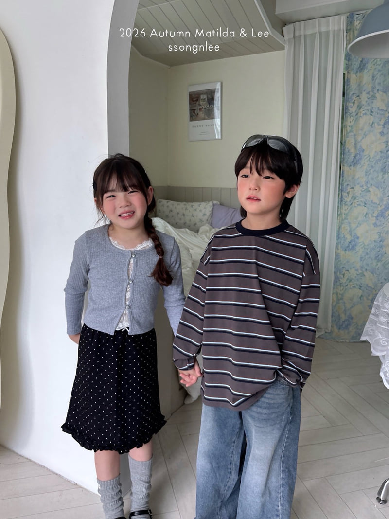 Matilda & Lee - Korean Children Fashion - #kidzfashiontrend - Lace Cardigan Tee - 7