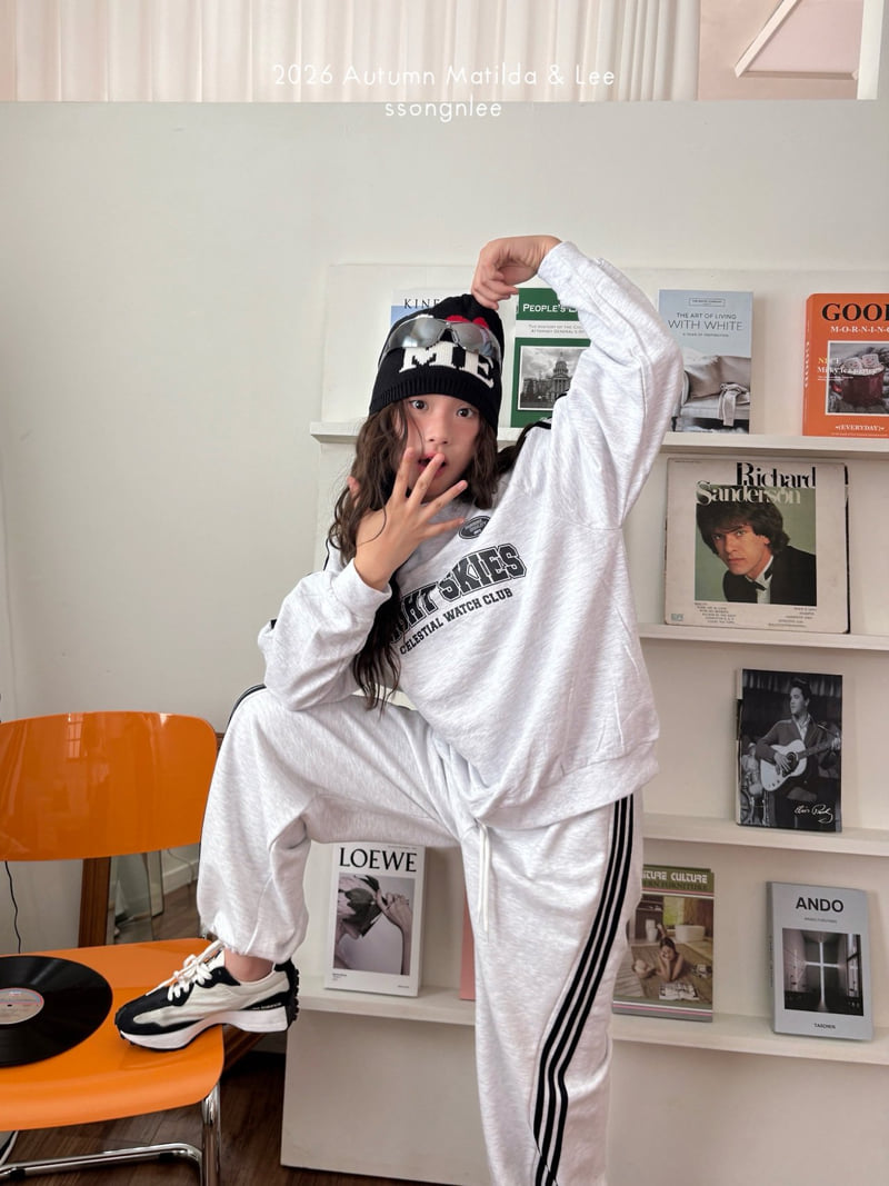 Matilda & Lee - Korean Children Fashion - #kidsstore - Two-Line Sweatshirt - 4