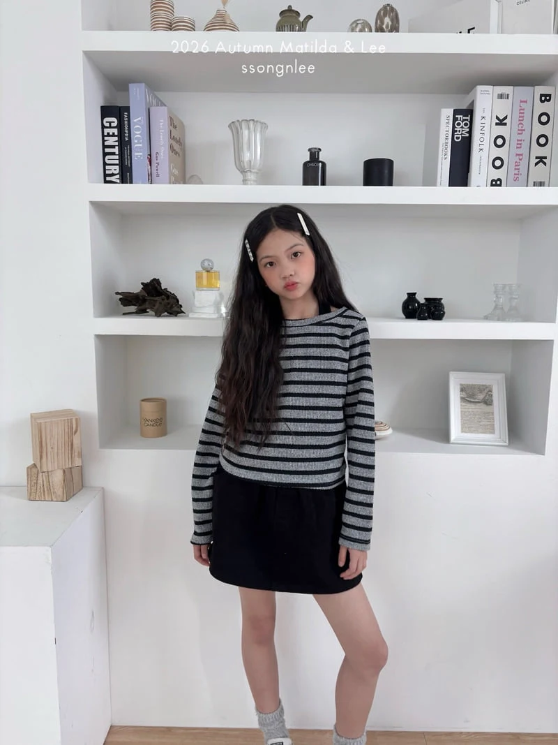 Matilda & Lee - Korean Children Fashion - #kidzfashiontrend - Duffy Off Shoulder Tee - 10