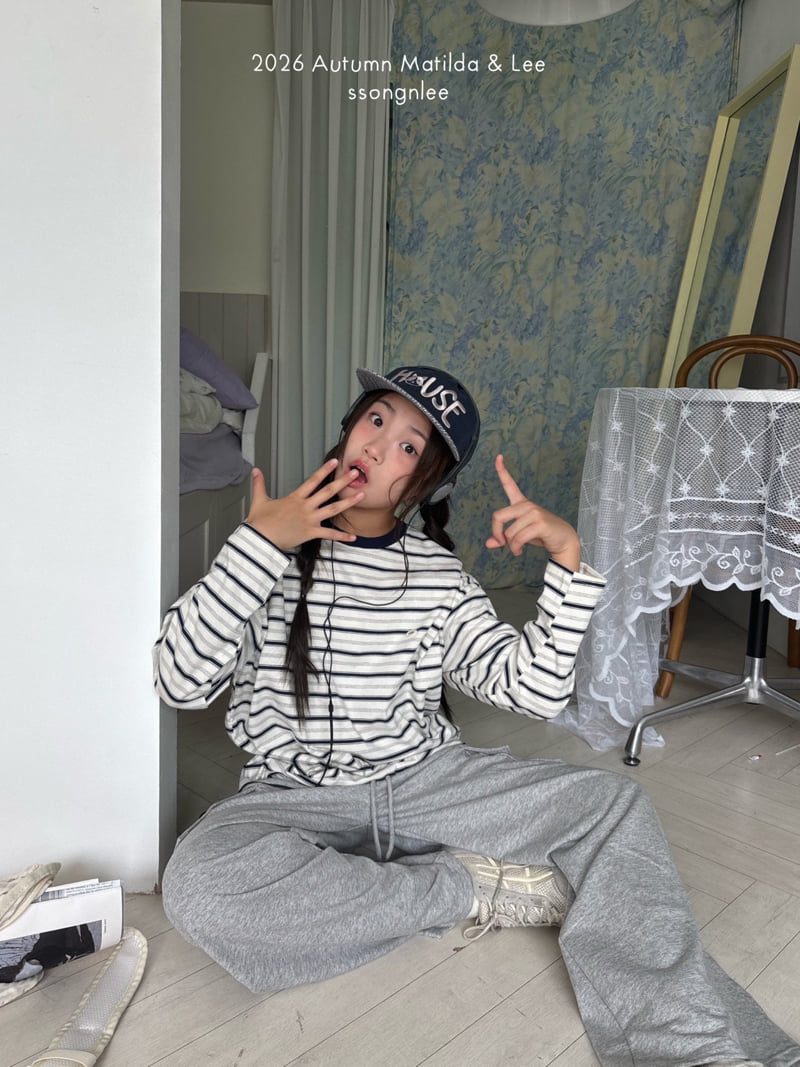 Matilda & Lee - Korean Children Fashion - #kidzfashiontrend - Jerry Stripe Tee - 10