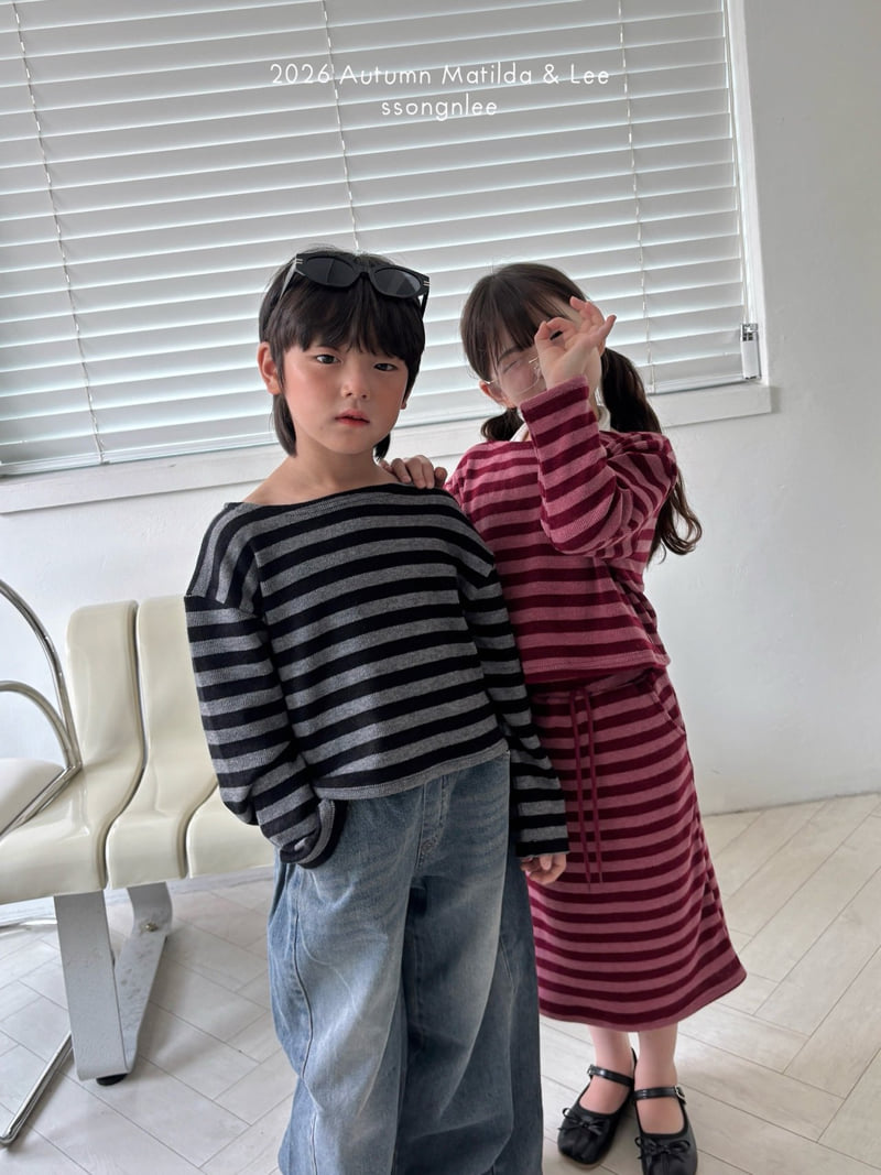 Matilda & Lee - Korean Children Fashion - #kidzfashiontrend - Billy Off-Shoulder Tee - 5