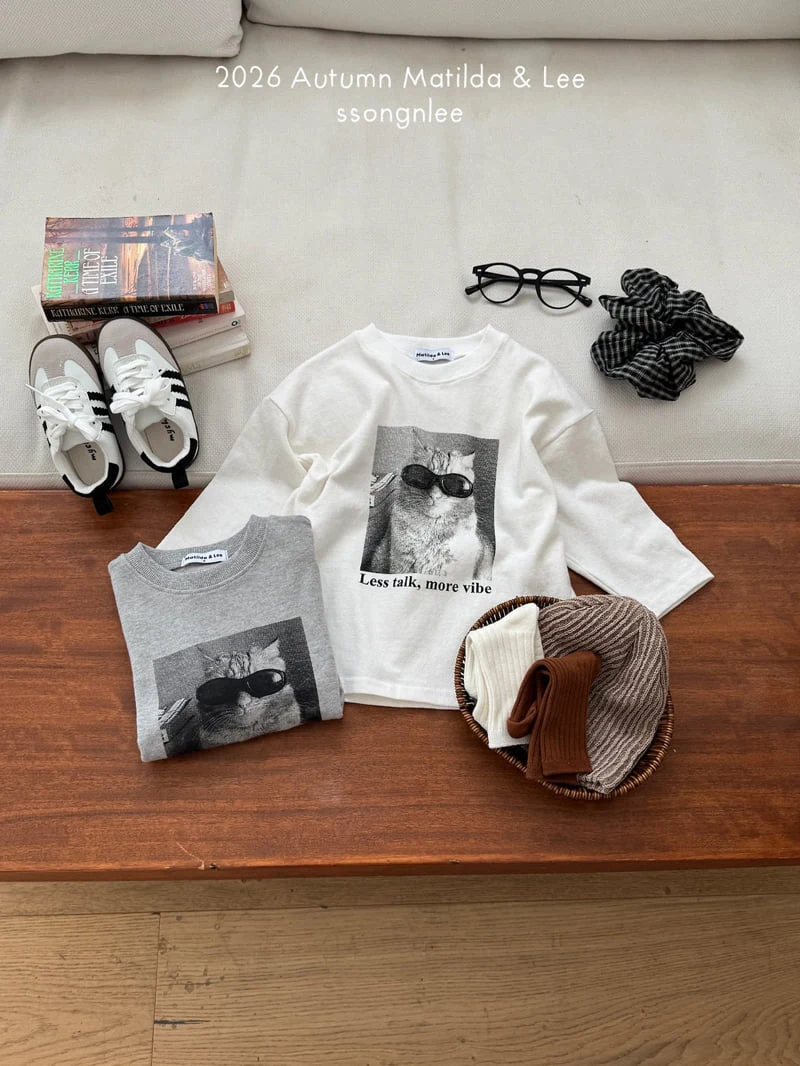 Matilda & Lee - Korean Children Fashion - #kidzfashiontrend - Sunglasses Cat Tee - 5