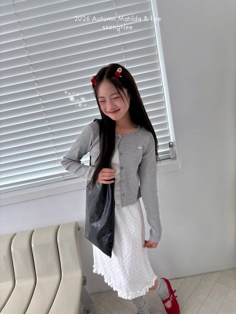 Matilda & Lee - Korean Children Fashion - #kidzfashiontrend - Apple Ribbed Cardigan - 3