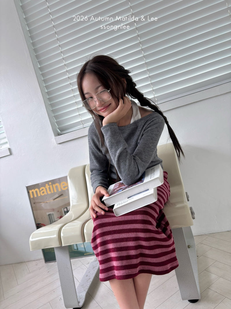 Matilda & Lee - Korean Children Fashion - #kidzfashiontrend - Billy Knit Skirt - 10