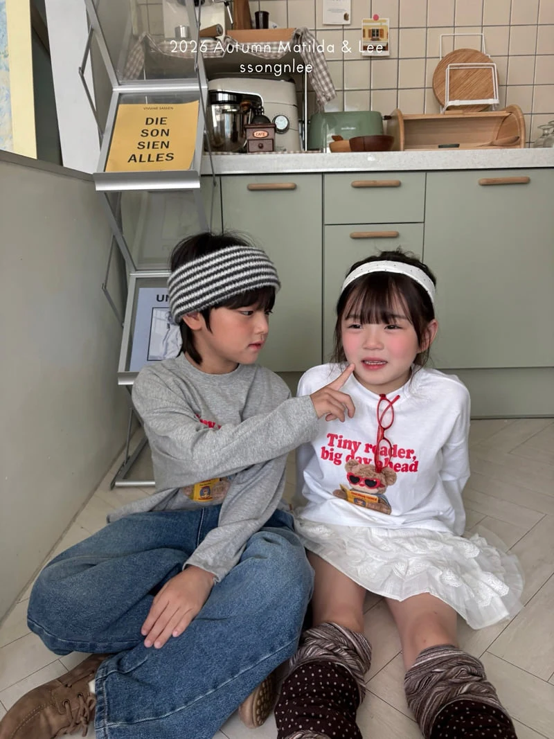 Matilda & Lee - Korean Children Fashion - #littlefashionista - Bear Tee - 5